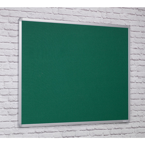 FLAMESHIELD TRICORD HESSIAN NOTICEBOARDS, Framed, 1800 x 1200mm, Blue