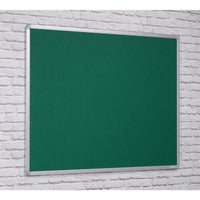 FLAMESHIELD TRICORD HESSIAN NOTICEBOARDS, Framed, 900 x 600mm, Grey