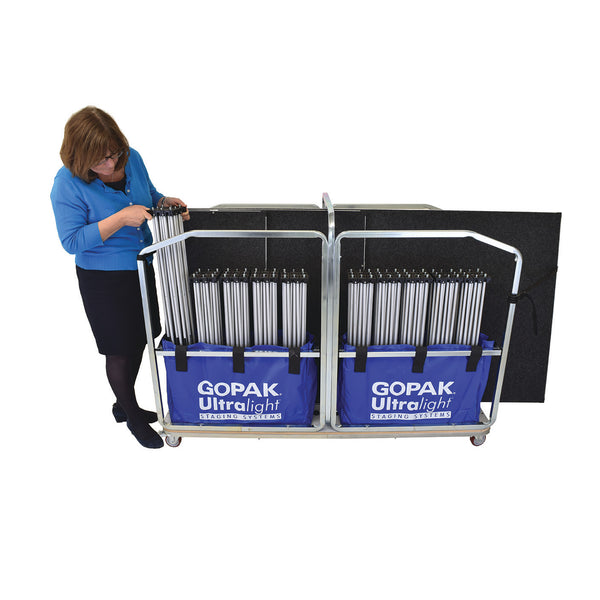 LIGHTWEIGHT STAGING SYSTEMS, Large Storage Trolley, STAGE SKIRTING