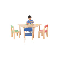 BEECHWOOD STACKABLE CHAIRS, Sizemark 3 - 350mm Seat height, ASSORTED, Set of, 4