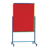 Junior Partition Boards - Mobile, 1200x900mm, Red, Each