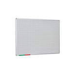 PRINTED ALUMINIUM FRAMED WHITEBOARDS, Squares 50 x 50mm, 1200 x 900mm height