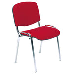 CONFERENCE CHAIRS, Without Arms, HEAVY DUTY WOODEN CHAIRS, Chrome Finished Frame, Taboo