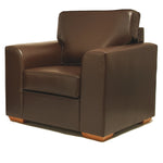 Faux Leather, CHAIR, Brown
