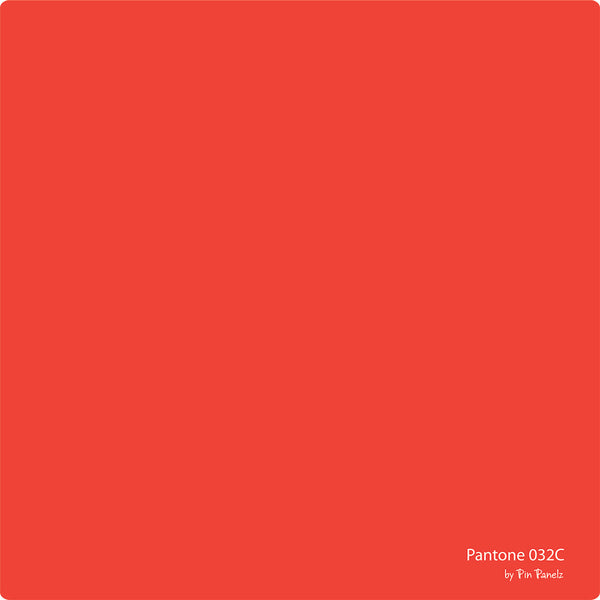 PANTONE PIN PANELZ, 1200 x 1200mm height, Pantone - 032C