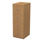 SIRIUS, LOCKABLE FILING CABINETS, 4 Drawer 1385mm height, Beech