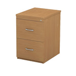 SIRIUS, LOCKABLE FILING CABINETS, 2 Drawer 725mm height, Beech