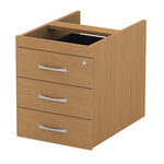 DRAWER UNITS, FIXED, 3 Personal Drawers, Beech