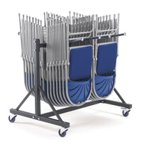 HANGING STORAGE TROLLEYS, LOW HANGING TROLLEY, 2 Rows, Each