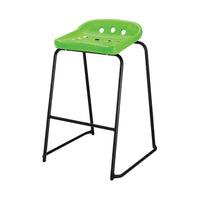 PEPPERPOT RANGE, Non-fire retardant shell, STOOLS, Overall width 354mm, 525mm Seat height, Orange