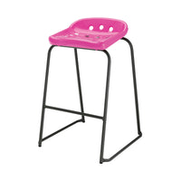 PEPPERPOT RANGE, Non-fire retardant shell, STOOLS, Overall width 354mm, 430mm Seat height, Pink