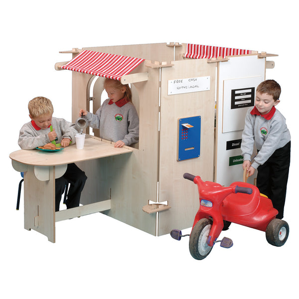 TWOEY TOYS, MAPLE EFFECT & COLOURED PLAY PANEL FURNITURE, One Stop Shop, For Ages 3+