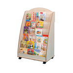 MAPLE EFFECT FURNITURE, FACE ON BOOK DISPLAY UNIT