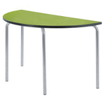 EQUATION TABLES - CONTINUED, SEMI CIRCULAR, 1200mm diameter, 640mm height, Summer Blue