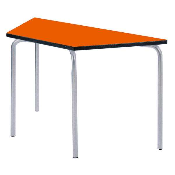 EQUATION TABLES - CONTINUED, TRAPEZOIDAL, 1200/600 x 520mm, 640mm height, Orange Flame