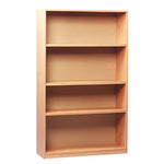 CLASSROOM STORAGE, OPEN BOOKCASE, 1 Fixed & 2 Adjustable Shelves, Maple