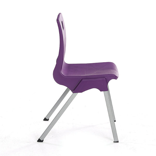 CLASSROOM CHAIRS, ST CHAIR, Sizemark 1 - 260mm Seat height, Purple
