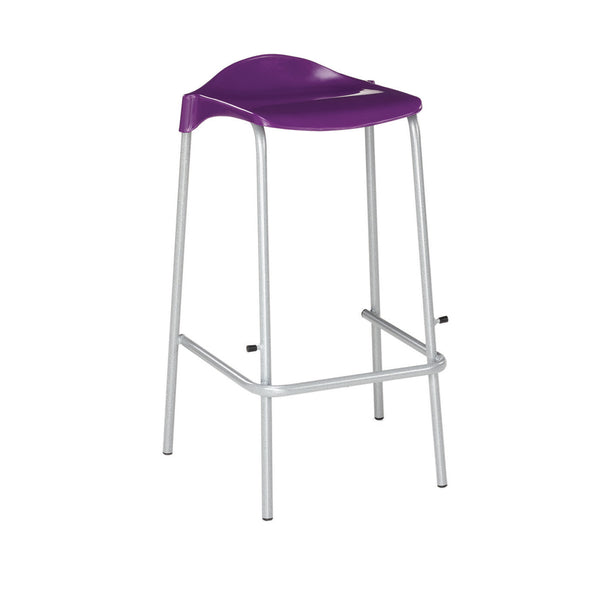 WSM STOOLS, 4 LEG STOOL, 395mm Seat height, Tangy Green