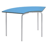 EQUATION TABLES - CONTINUED, TRAPEZOIDAL, 1200/600 x 520mm, 640mm height, Summer Blue