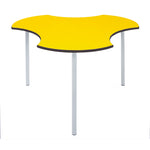BREAKOUT TABLES, CONNECT TABLE, 940 x 890mm, Sizemark 5 - 710mm height, Grey Speckle