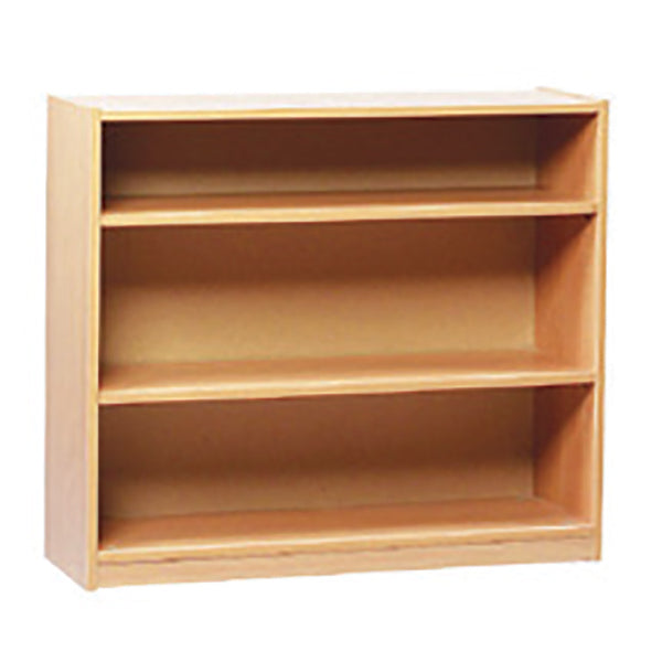 CLASSROOM STORAGE, OPEN BOOKCASE, 2 Adjustable Shelves, Maple