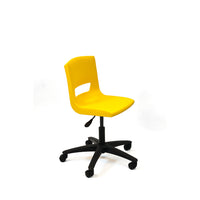 SWIVEL CHAIR WITH CASTORS, Sun Yellow