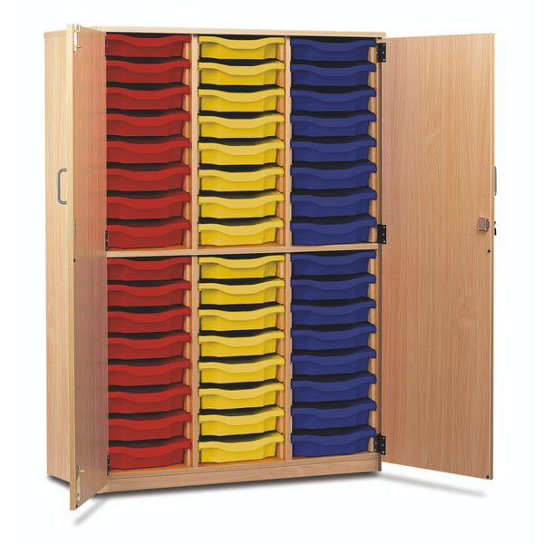 CLASSROOM STORAGE, TRAY STOCK CUPBOARDS, Provision for 48 Shallow Trays