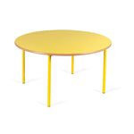 STANDARD NURSERY TABLES, CIRCULAR, Sizemark 3 - 590mm height, Yellow