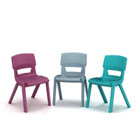 Sizemark 6 - 460mm Seat height, POSTURA PLUS CHAIR, Powder Blue