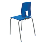 SE CLASSIC 4 LEG CHAIR, NON-FIRE RETARDANT SHELL, Sizemark 1 - 260mm Seat height, Blue