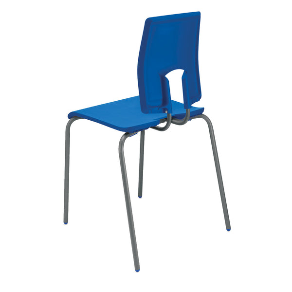 SE CLASSIC 4 LEG CHAIR, NON-FIRE RETARDANT SHELL, Sizemark 2 - 310mm Seat height, Blue
