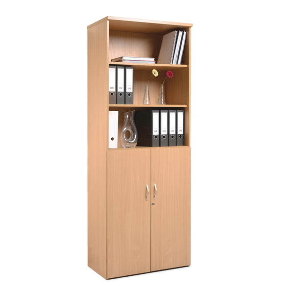 COMBINATION UNITS, 2140mm height with 5 shelves, White
