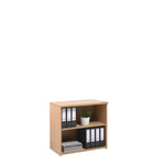 BOOKCASES, Standard - 470mm depth, 740mm height with 1 shelf, White