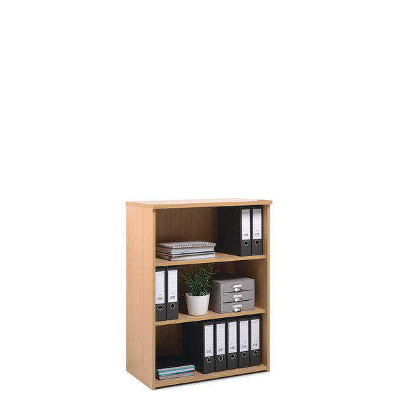 BOOKCASES, Standard - 470mm depth, 1090mm height with 2 shelves, Beech
