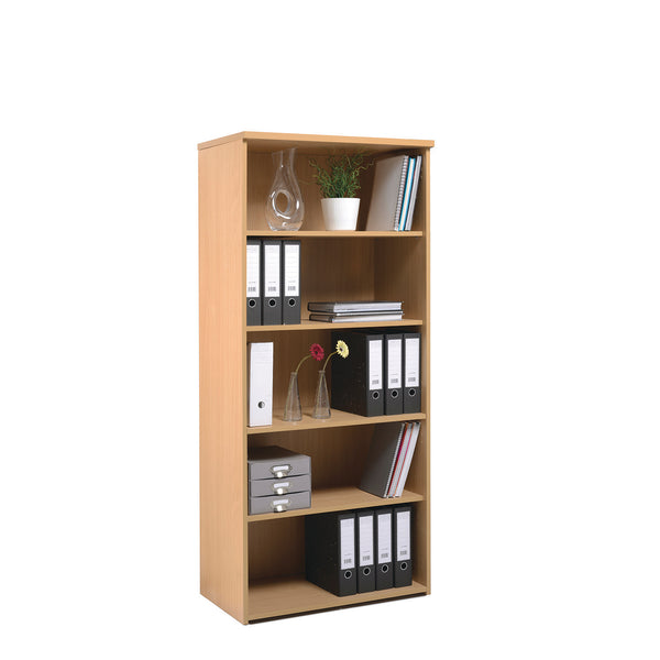 BOOKCASES, Standard - 470mm depth, 1790mm height with 4 shelves, Beech