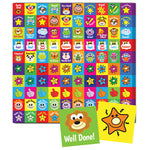 STICKERS, MOTIVATION & REWARD, SQUARE, Pack of 600 stickers