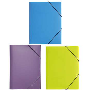 CLIPBOARDS, A4 ELASTICATED FOLDER, Purple, Pack of 10