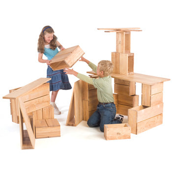 CHILDREN'S, Hollow Blocks, Preschool Set (B552)