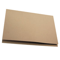 MANILLA FOLDERS, SQUARE CUT, FOOLSCAP, 170gsm Kraft, Buff, Box of 100