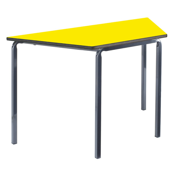 CRUSHBENT NON STACKING FRAME, TRAPEZOIDAL, 1100 x 500mm, Sizemark 1 - 460mm height, Yellow