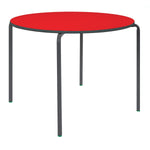 CRUSHBENT NON-STACKING FRAME, CIRCULAR, 1000mm diameter, Sizemark 1 - 460mm height, Red