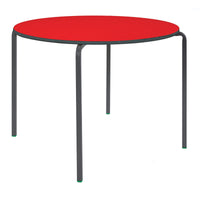 CRUSHBENT NON-STACKING FRAME, CIRCULAR, 1000mm diameter, Sizemark 2 - 530mm height, Red
