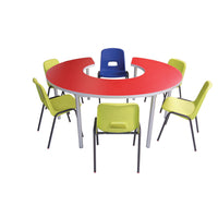 ENVIRO EARLY YEARS RANGE, KEYHOLE TABLE, Sizemark 1 - 460mm height, Acid Green