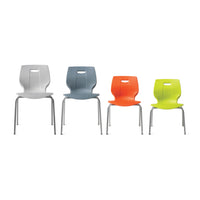 GEO CHAIR RANGE, 4 LEG, Sizemark 6 - 460mm Seat height, Mulberry