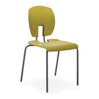 SE CURVE CHAIR, NON FIRE RETARDANT SHELL, Sizemark 6 - 460mm Seat height, Olive