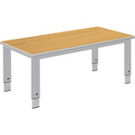 HEIGHT ADJUSTABLE TABLES, START RIGHT, Rectangular, Lilac