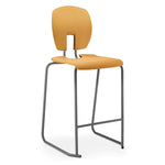 SE CURVE STOOL, NON FIRE RETARDANT SHELL, 430mm Seat height, Olive
