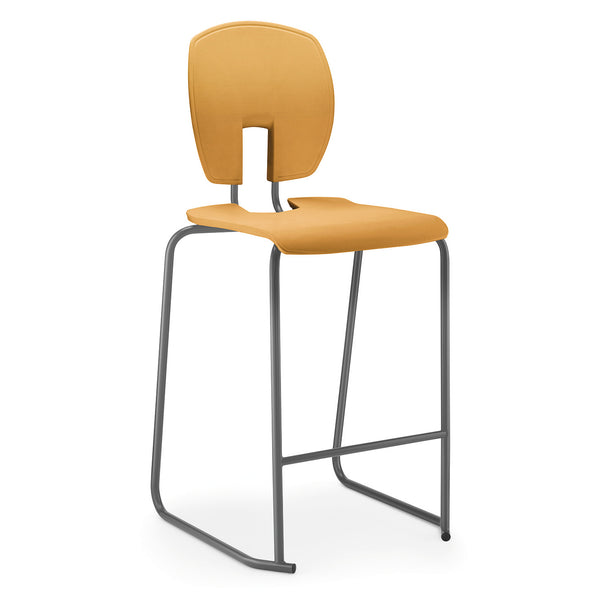 SE CURVE STOOL, NON FIRE RETARDANT SHELL, 525mm Seat height, Mixed Colour