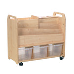 DOUBLE SIDED CREATIVE UNIT, 3 Clear Tubs