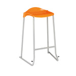 WSM STOOLS, SKID BASE STOOL, 685mm Seat height, Tangy Green